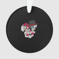 Till Death Do Us Part Skull Ornament