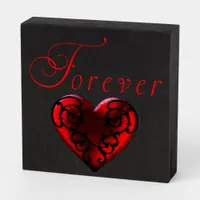 Forever Wooden Box Sign