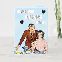 After All These Years  Retro Valentine's Day Card
