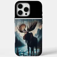 Moose Painting iPhone 16 Pro Max Case