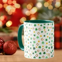 Shamrocks Background Coffee Mug