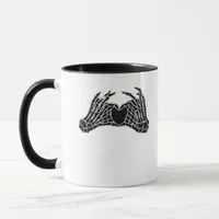 Skeleton Heart Hands - Classic Mug