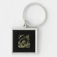 Goblincore Aesthetic Cottagecore Academia Mushroom Keychain