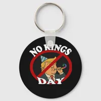 No Kings Day Vintage Classic Graphic Keychain