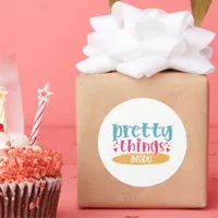 Pretty Things Inside - Small Business Sticker