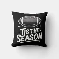 Game Day Support Football Throw Pillow