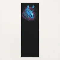 Cool Eighties Style Horse Yoga Mat