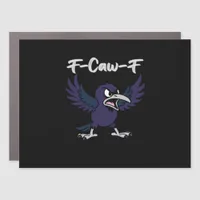 F-Caw-F Retro Graphic Car Magnet