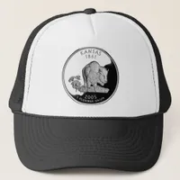 Faux Kansas State Quarter Trucker Hat