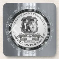 Vintage 25th Anniversary ID195 Coaster