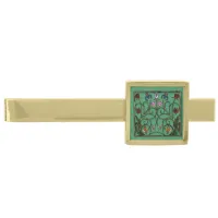 Enchanted Garden Filigree Gold Finish Tie Bar