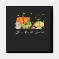 It’s Fall Y’all Halloween Pumpkin Autumn Leaves Th Magnet