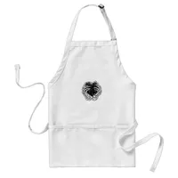 Skeleton Heart Hands Funny Playful Mood Adult Apron
