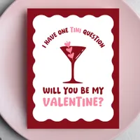  Martini Valentine Card – Chic & Trendy Fun Hearts