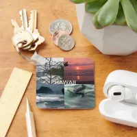 Hawaiian Landscape Four Photo Hawaii Keychain