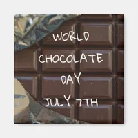 World Chocolate Day July 7th Magnet
