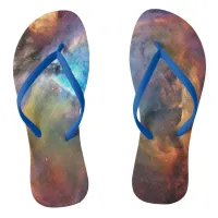 Orion Nebula Space Galaxy Adult Flip Flops