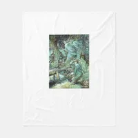 Fairies Fairycore Fashion Aesthetic Goblincore Cot Fleece Blanket