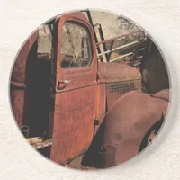 Abandoned Truck Drink Coaster