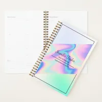 Corporate Beauty Salon Makeup Artist Holographic Planner