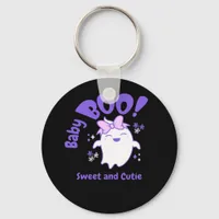 Baby Boo Sweet Toddler Halloween Design Keychain