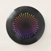 Disk - Rainbow Colored Star Swirls Wham-O Frisbee