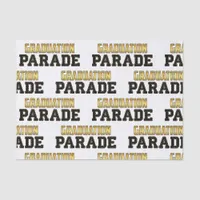 Drive By Graduation Parade Tissue Paper