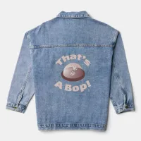 That’s A Bop Dice Game Nostalgia Fun Art Denim Jacket