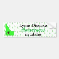 Lyme Disease Awareness in Idaho Bumper Sticker