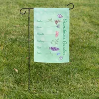 Personalized Grandma's Garden    Garden Flag