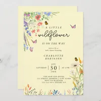 A Little Wildflower Girl Baby Shower Invitation