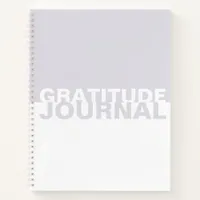 Lilac White Two-Tone Gratitude Journal