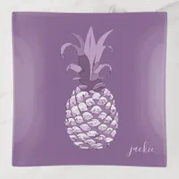 Pineapple Violet ID239 Trinket Tray