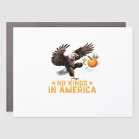 No Kings In America We The People Political Retro  Car Magnet