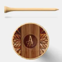 Wood Pattern Golf Tees