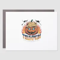 Trumpkin Classic – Spooky Pumpkin Design Car Magnet