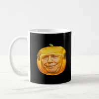 Scary Trumpkin Pumpkin Halloween Party Design Coffee Mug