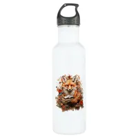 Cottagecore Aesthetic  With Book Cute Goblincore Stainless Steel Water Bottle