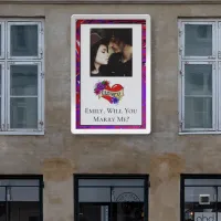 Personalized Will  You Marry Me    Banner