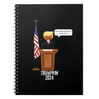 Trumpkin Let's Make Halloween Great Again Classic Notebook