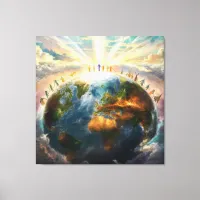 *~*  Earth World Light Unity AP70 Good  Canvas Print