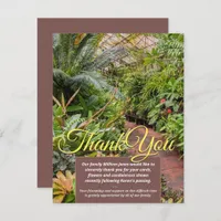 V1 Tropical Plants Thank You Card