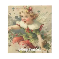 Retro Christmas Fairy Notepad