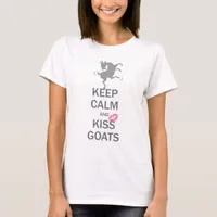 Keep Calm Kiss Goats T-Shirt
