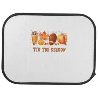 Tis The Season Leopard Football Halloween Fall Car Floor Mat