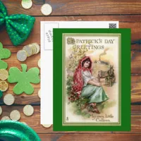 Vintage St. Patrick's Day Greeting Postcard