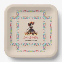 Sugar Skull Dia de los Muertos Day of the Dead Paper Plates