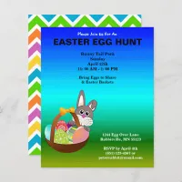 Budget Painted Eggs & Bunny Easter Egg Hunt Paper