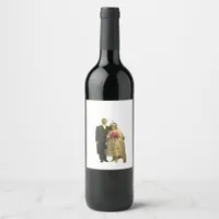 Till Death Do Us Part Meme Classic Style Wine Label