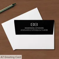 Modern A7 Envelope Custom Logo